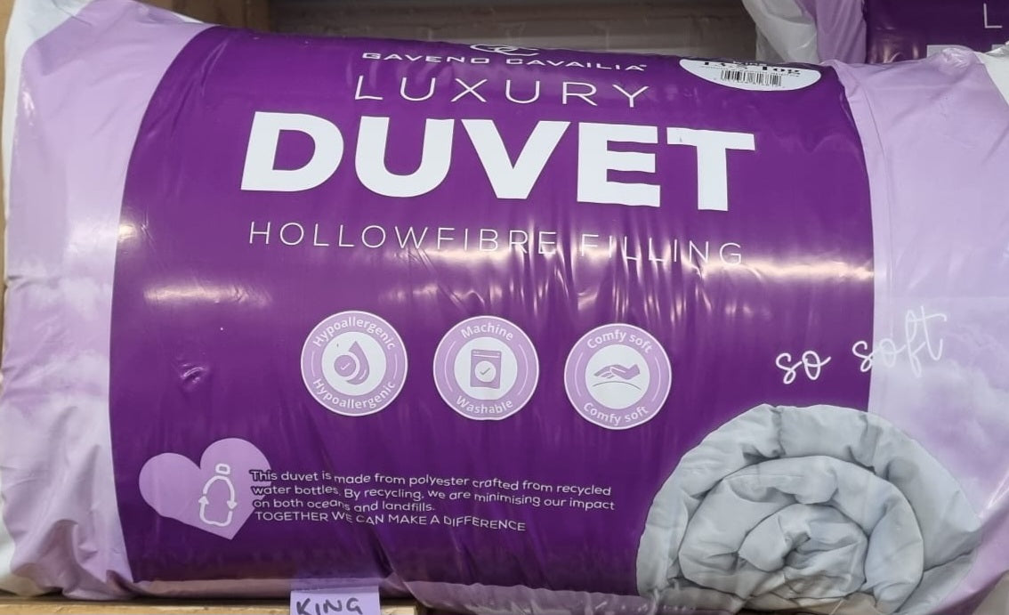 13.5tog Luxury Duvet Double or King Hypoallergenic