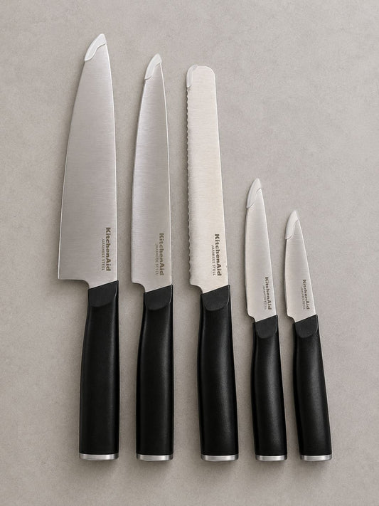 5 Piece Kitchen Aid Knife Set