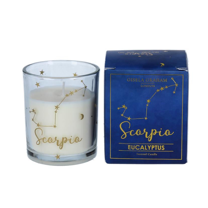 Star Sign Fragranced Boxed Glass Mini Candle