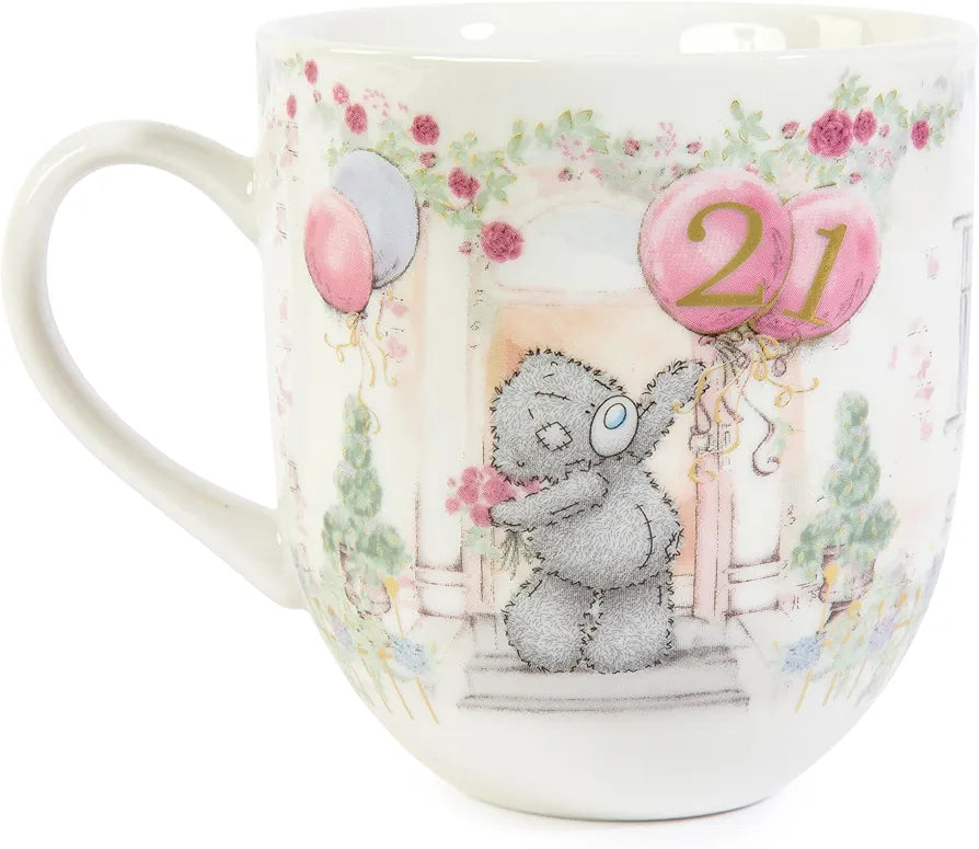Me To You Tatty Teddy Luxury New Bone China Mug in Foil-Inlaid Box 21st Birthday Gift - Signature Collection