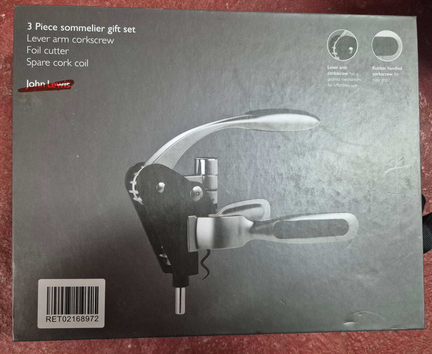 3 Piece Corkscrew Gift Set