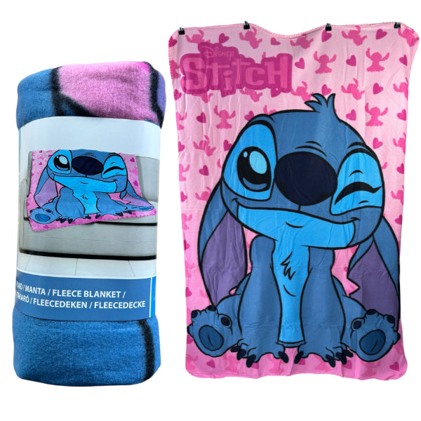 Official Stitch Fleece Blanket 100x140cm