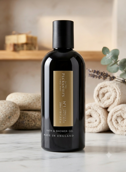 Pecksniff's Tobacco & White Wood Bath & Shower Gel 250ml