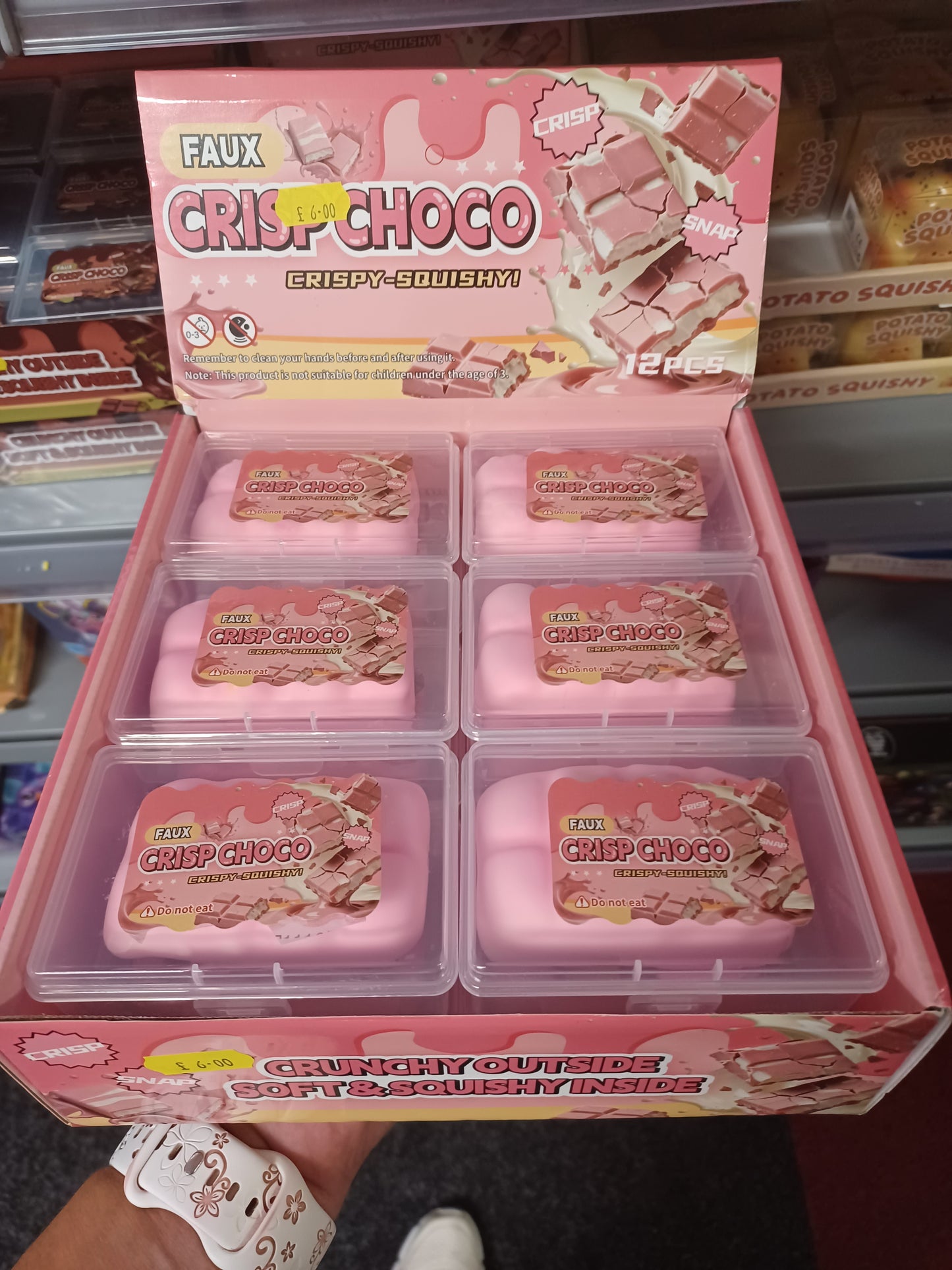 Crisp Choco Crispy Squishy (Pink)