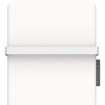 Mylek 800W Digital Infrared Electric Towel Rail Heater, 1200 x 60 x 500mm, IP24, White