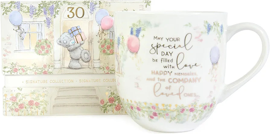 Me To You Tatty Teddy Luxury New Bone China Mug in Foil-Inlaid Box 30th Birthday Gift - Signature Collection
