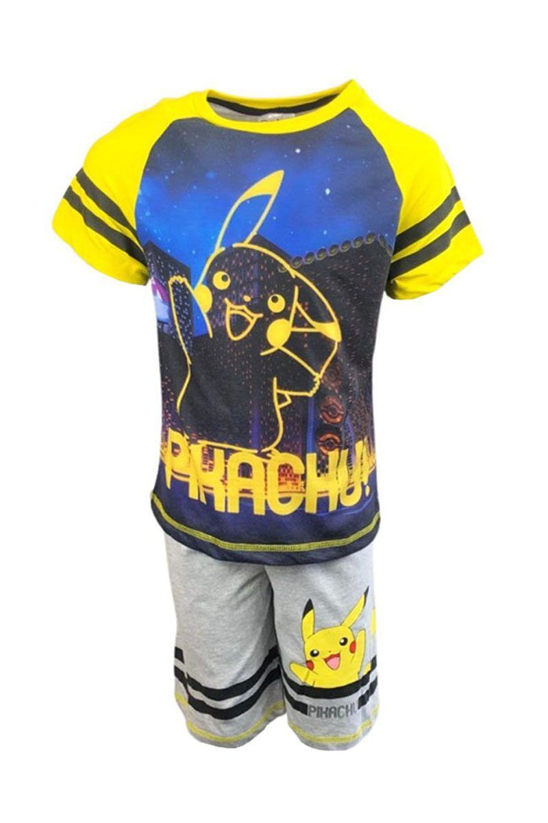Boys Pokemon Pikachu Shorts Pyjamas age 5-6 upto 11-12 years