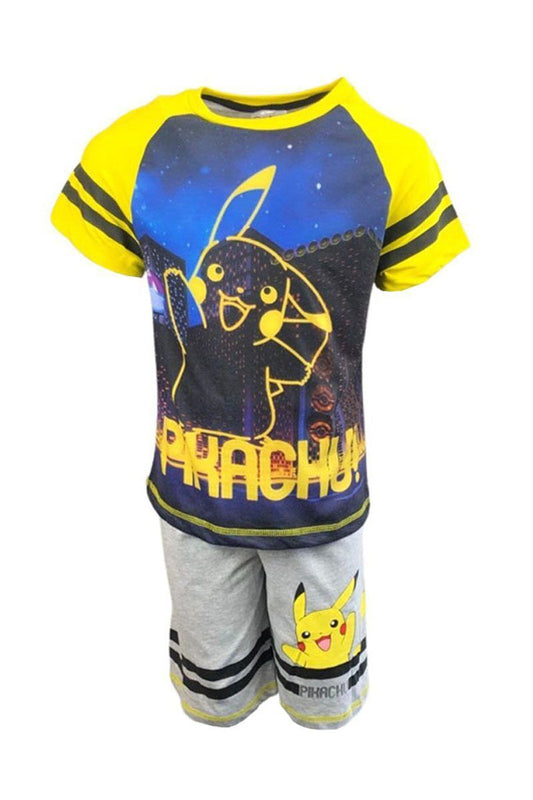 Boys Pokemon Pikachu Shorts Pyjamas age 5-6 upto 11-12 years