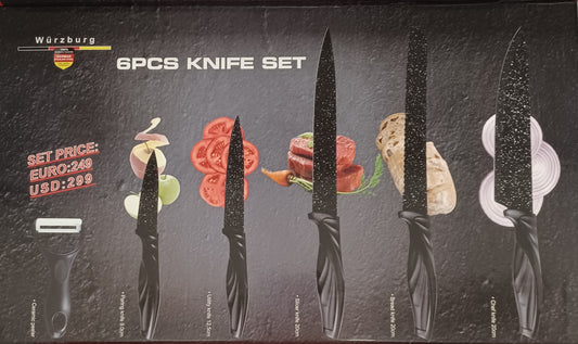6 Piece Knife Set