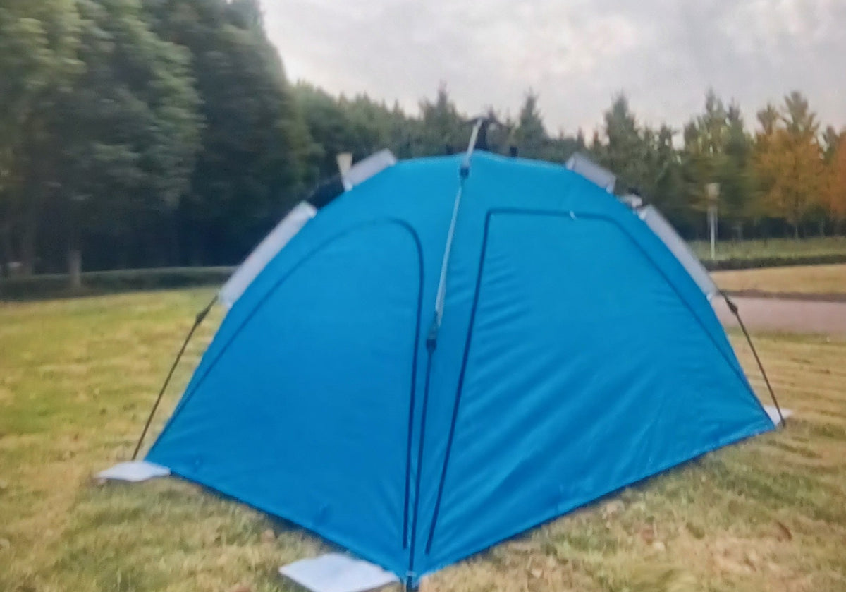BINTEER Automatic Camping Tent - Green/Blue 2 man