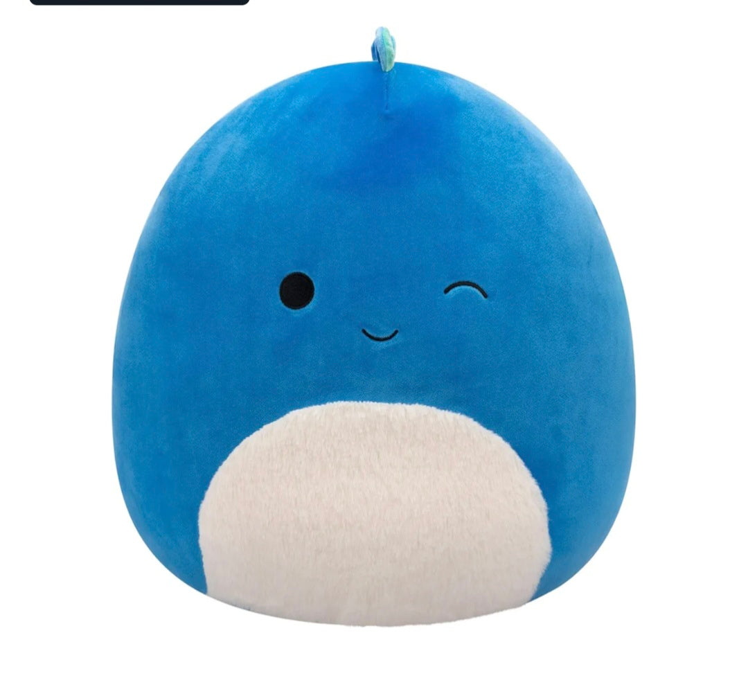 Squishmallows Original 16 Inch - Brody the Winking Dark Blue Dino