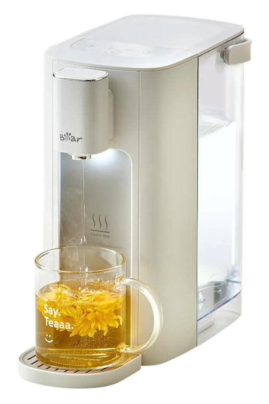 Bear 3L Instant Hot Water Dispenser | 6 Temp Settings (45°C-90°C) | 5 Volume Options (150ml-500ml) | Auto Clean & Child Lock, LED Night Light, Energy Efficient, Digital Touch Screen *see description