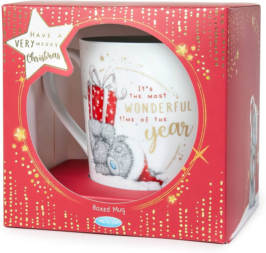 Me To You Taddy Teddy 'The Most Wonderful Time Of The Year' Mug In Gift Box