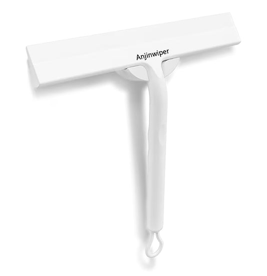 Window Squeegee Small screen wiper Cleaner Scraper Washer for Tile, Bathroom, Window, Car, Glass,8.6inch,White