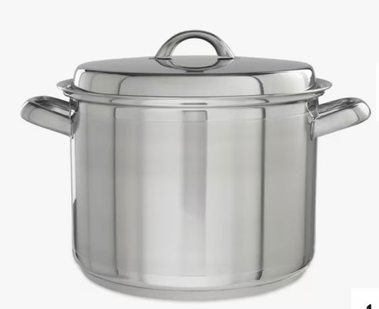 JL Classic Stainless Steel Stockpot, 6.5L, 24cm