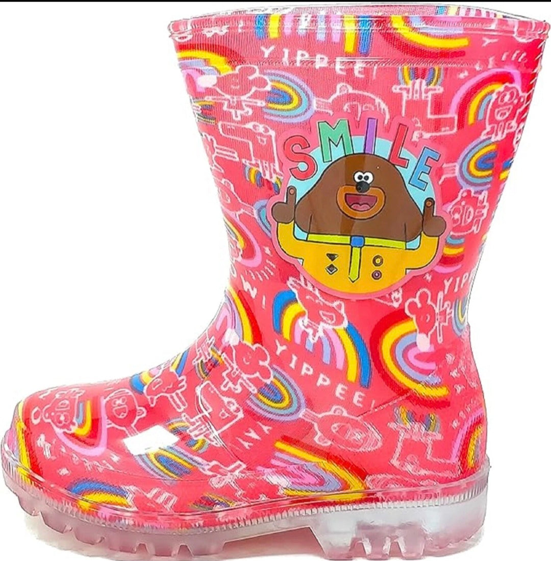 Children's Hey Dugee Wellies various sizes Pink
