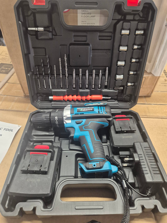 Multi Use Drill with 2 Makita Compatible Batteries, charger & accessories