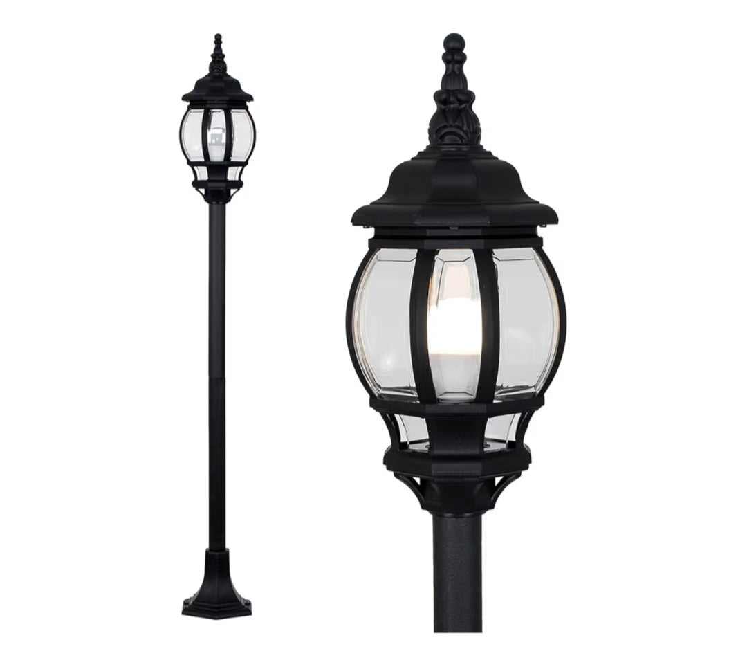 Modern Black Bollard Lamp Post Light | Post Lights, Home Décor & Improvement Essential | Mains Wired