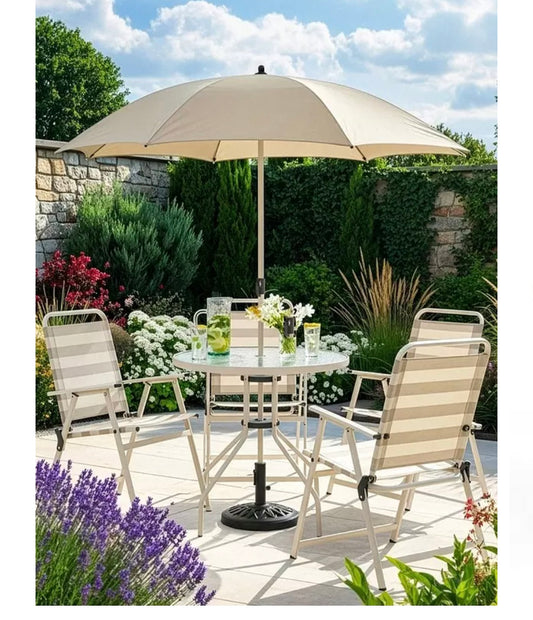 Santa Maria 6-Piece Dining Set - Stripe