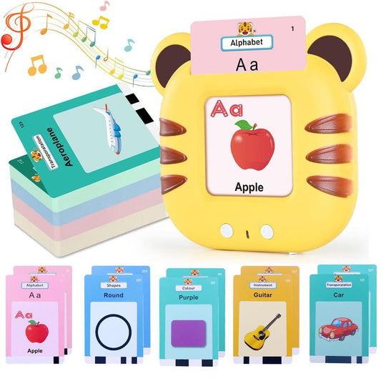 Talking Toddler Flash Cards - 224 Words, ABCs, Numbers & Colours