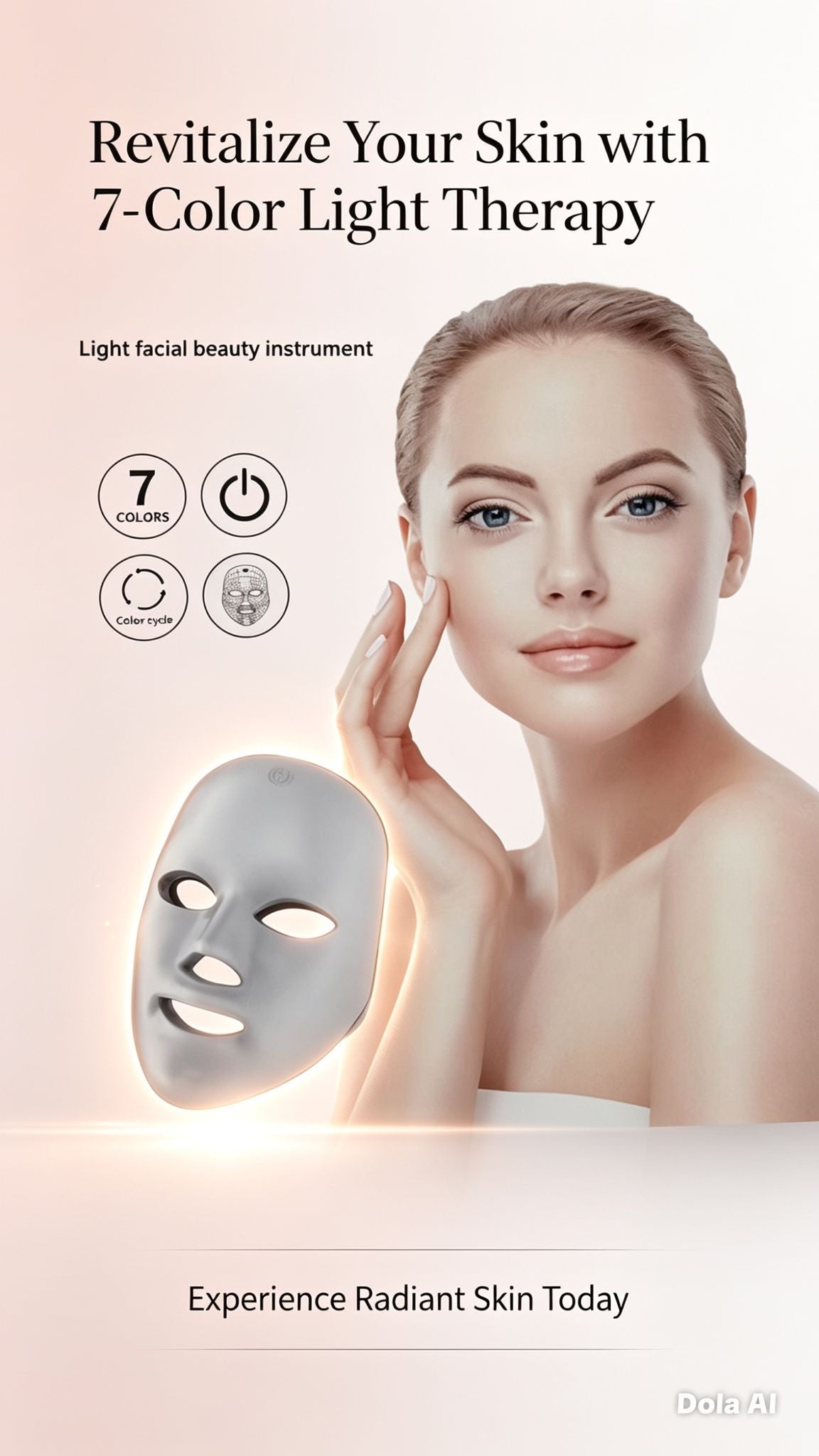7-Color Face Light Therapy Mask