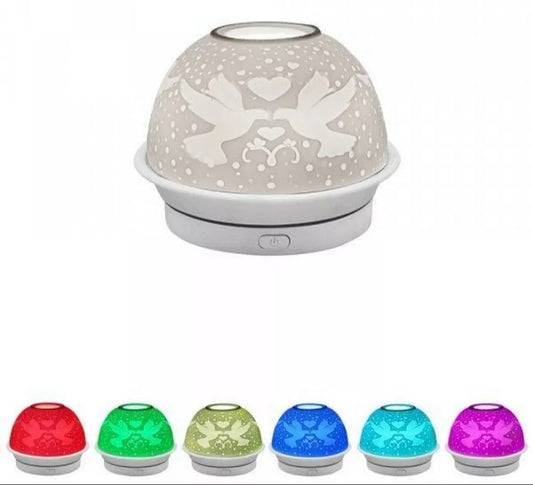 Colour Change Ceramic Desire Love Dove Humidifier