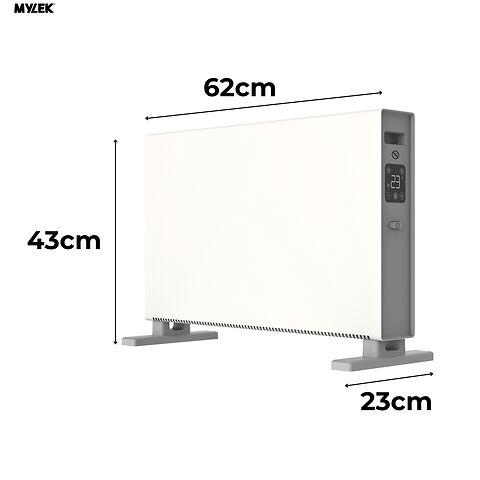 MYLEK Digital Free Standing Electric Convector Heater 2KW