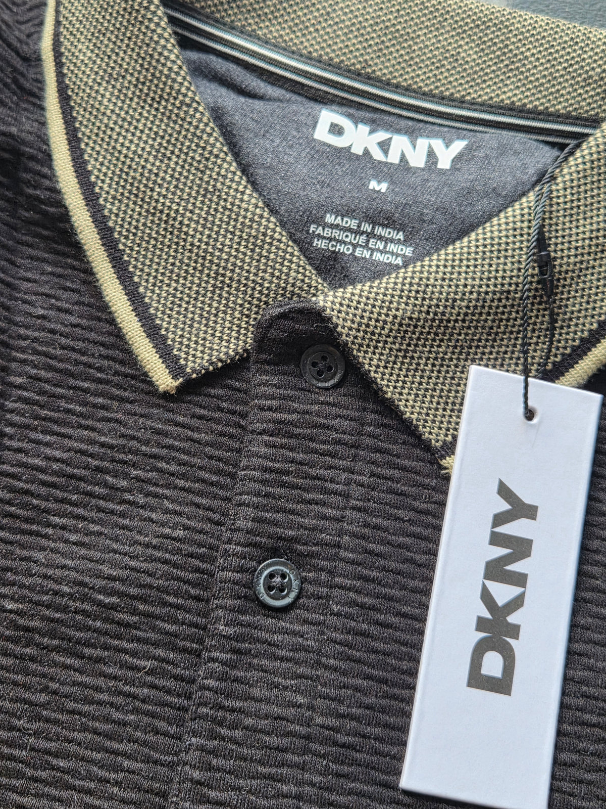 Mens DKNY Polo Shirt Tshirt S,M,L,XL