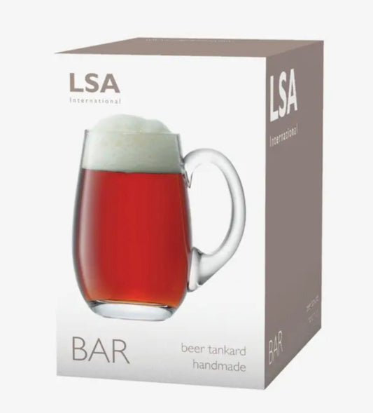 Bar Beer Tankard Curved 750ml