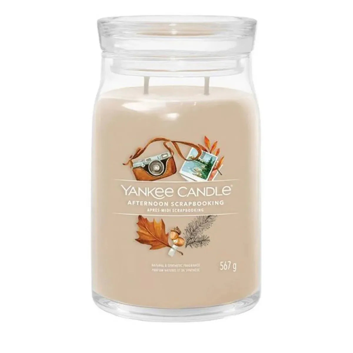 Yankee Candle Afternoon Scrapbooking Large Jar Double Wick