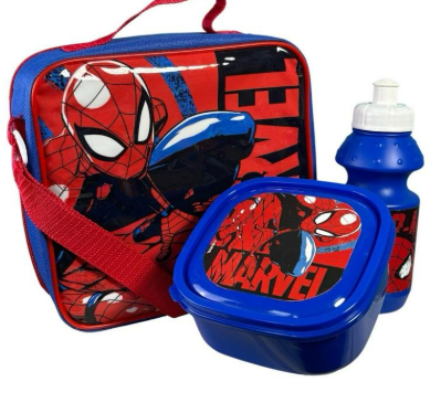 Spiderman 3 Piece Lunchbox Set