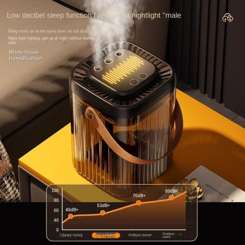 Three Nozzle Spray Humidifier Black