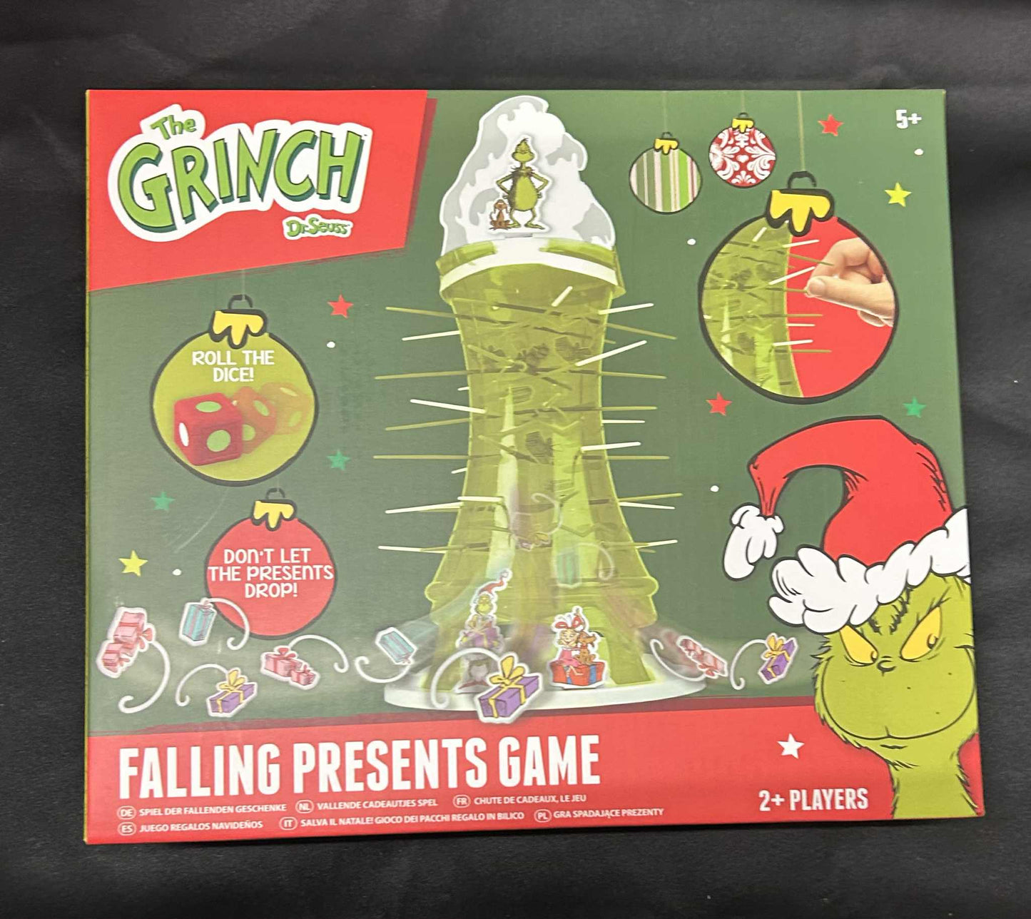 The Grinch Falling Presents Game