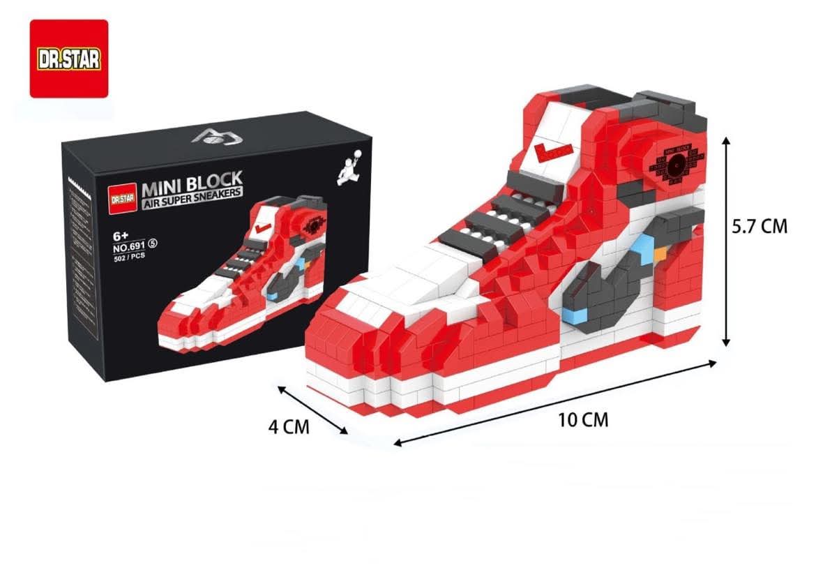Trainers Mini Brick Building Kit