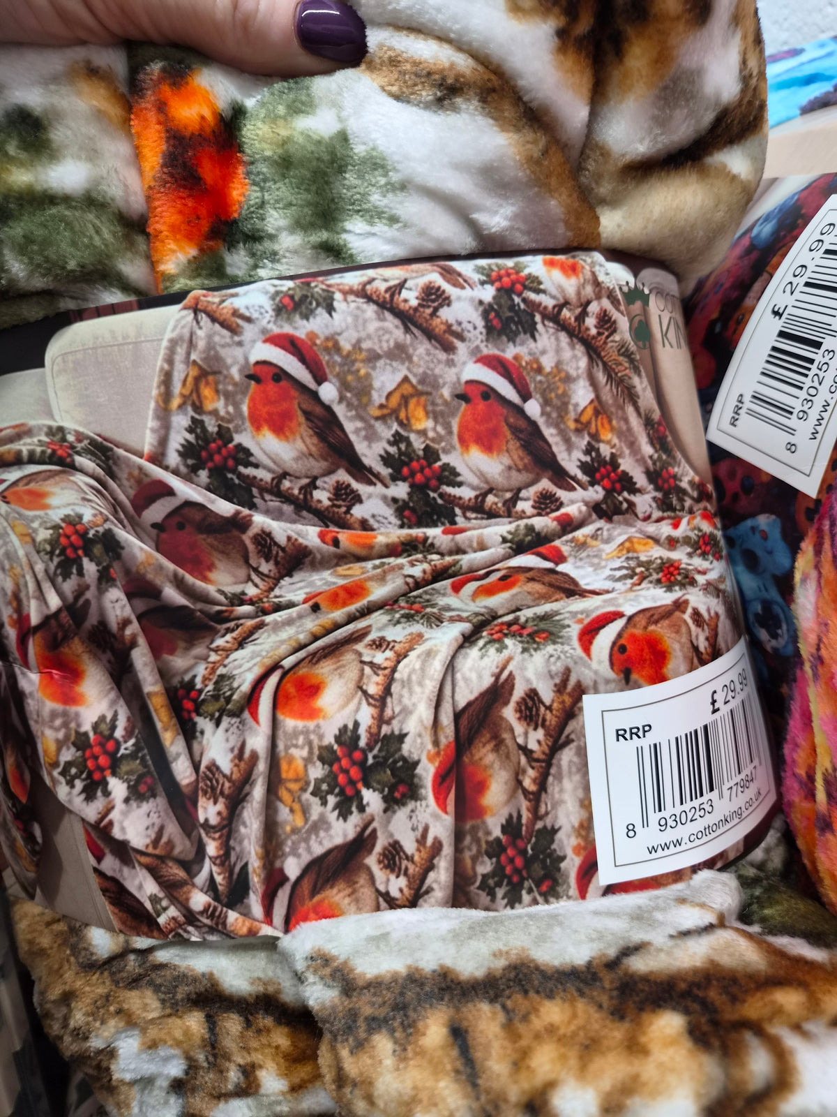 Super Soft Christmas Throws 12 Designs