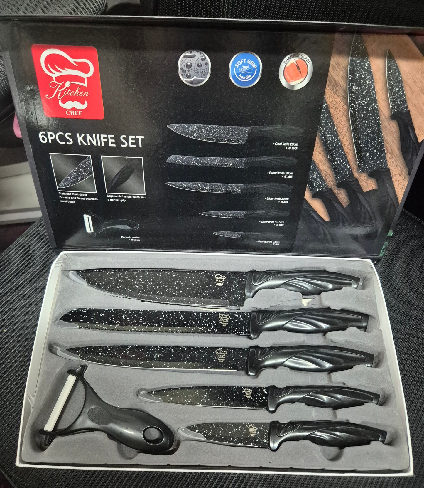 6 Piece Knife Set