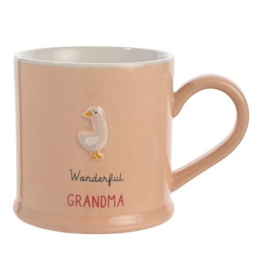 Love Life Grandma Embossed Mug