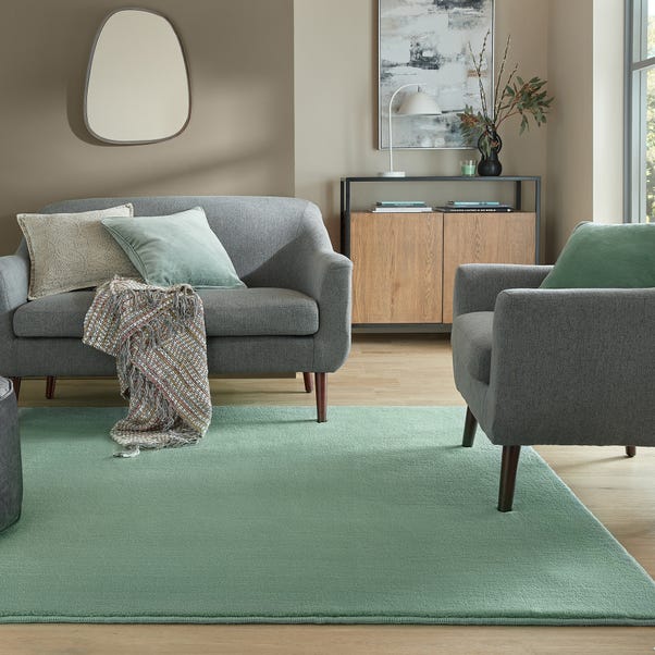 Softie Rug 240x340cm (8ftx11ft) Sage Green