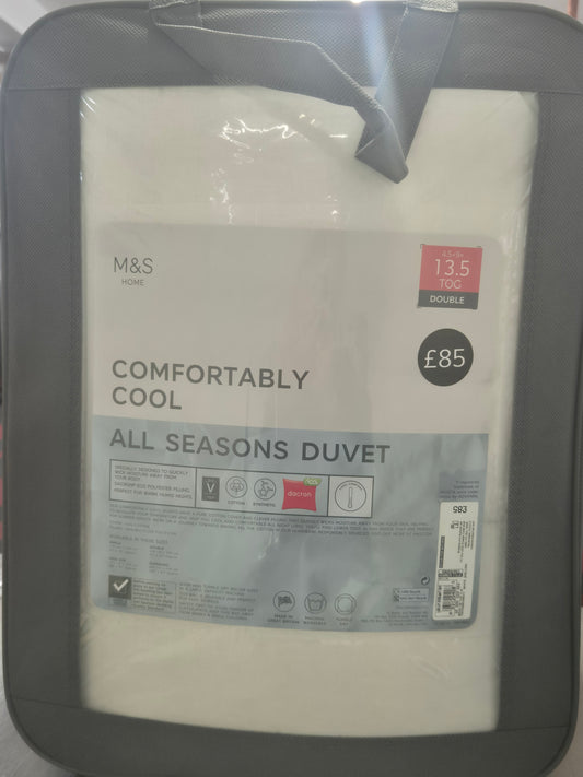 Comfortably Cool All Seasons Double Duvet 13.5tog RRP £85