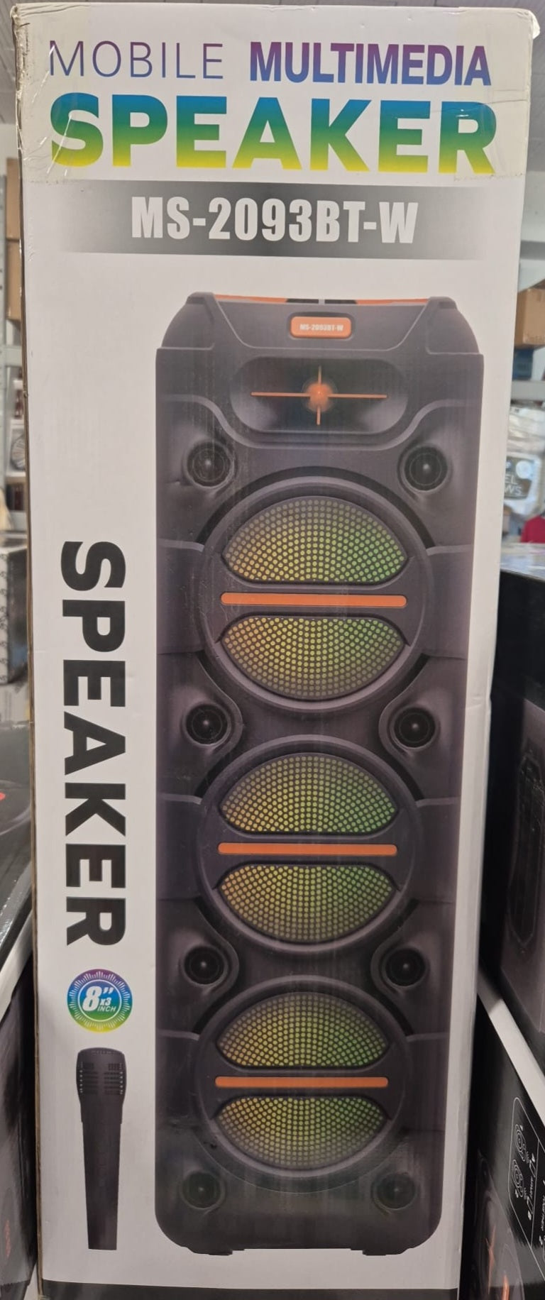 XL Multimedia Portable Bluetooth Speaker with Microphone & Remote