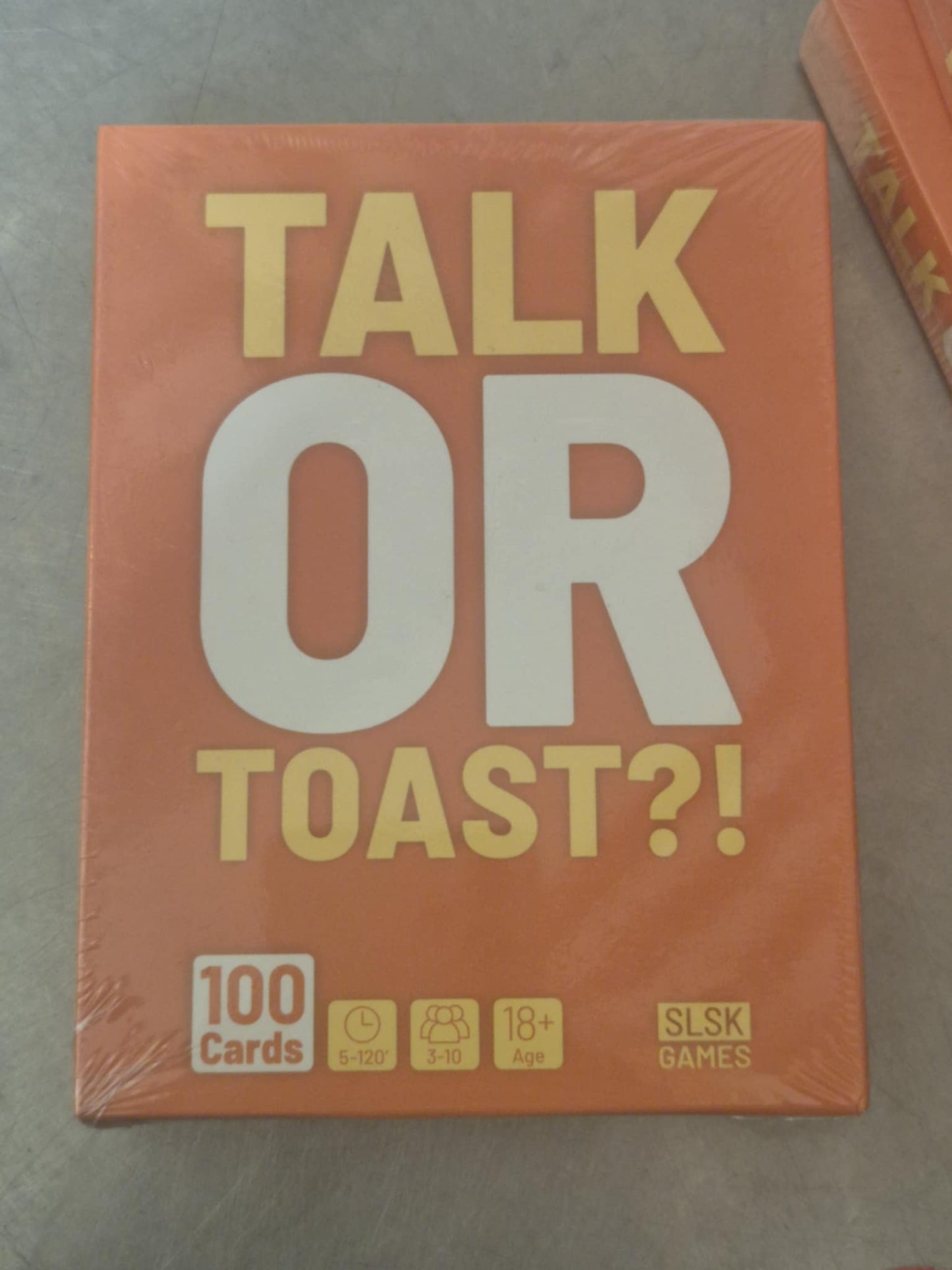 Talk or Toast Adult Drinking Game