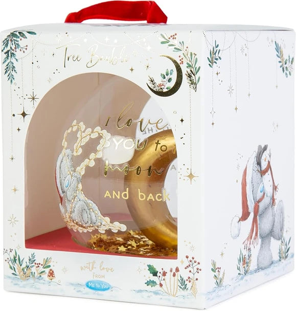Me to You Tatty Teddy Moon And Back Christmas Tree Bauble Decoration Signature Collection