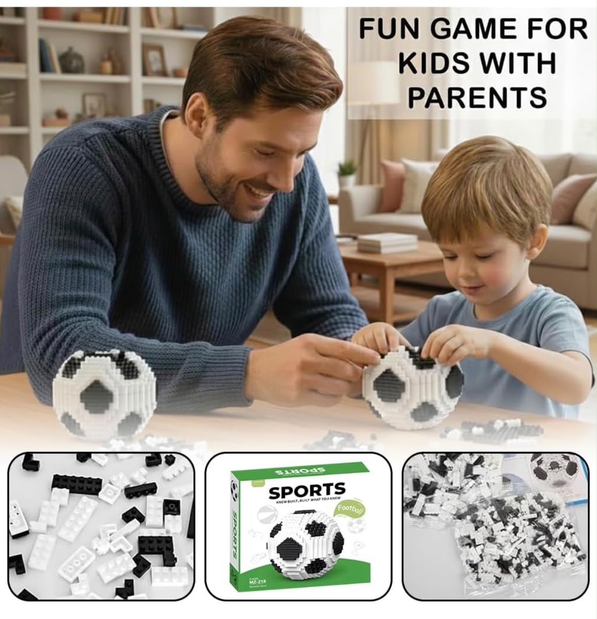 Football Mini Brick Building Kit