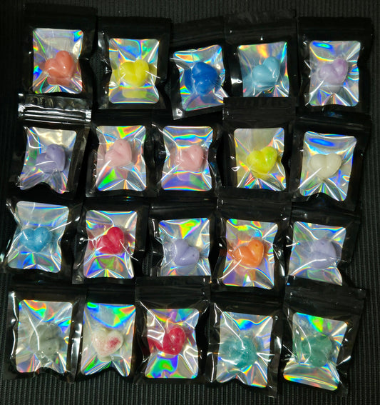 20 x Mini Wax Melt Hearts