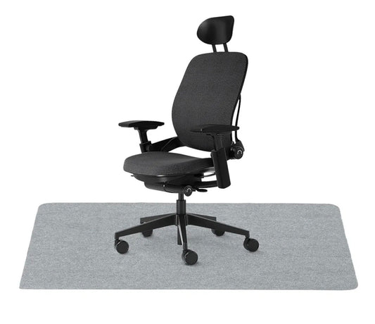 Office Chair Mat Floor Protector Mat Non Slip Office Rug Computer Gaming Chair Mats for Home Offic Hard Floor (Light Grey) 120x90cm
