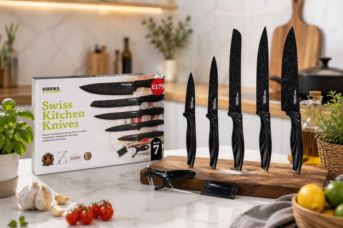Swiss Kitchen Knife 7 Piece Set