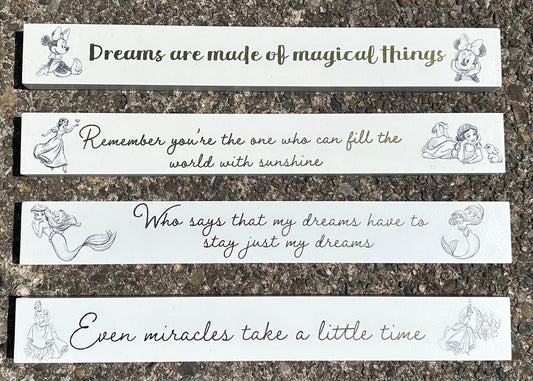 Disney Desk Plaque