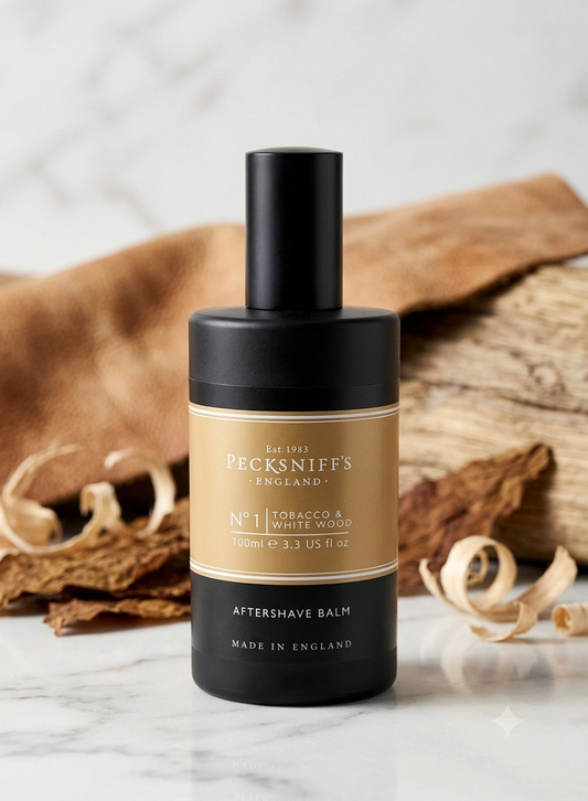 Pecksniff's Tobacco & White Wood Aftershave Balm 100ml