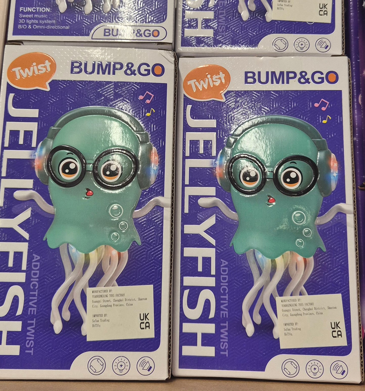 Dancing Jellyfish Toy, Magical Electric Dancing Jellyfish Baby Toy with LED Light and Music Sensory