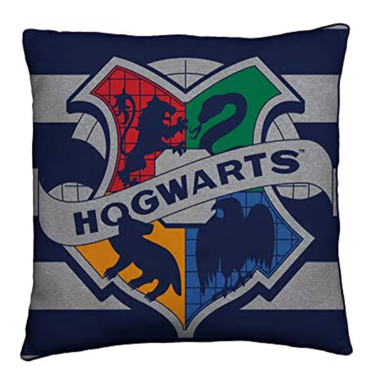 HARRY POTTER Reversible Double Sided Character World Square Cushion Pillow, 40 x 40cm